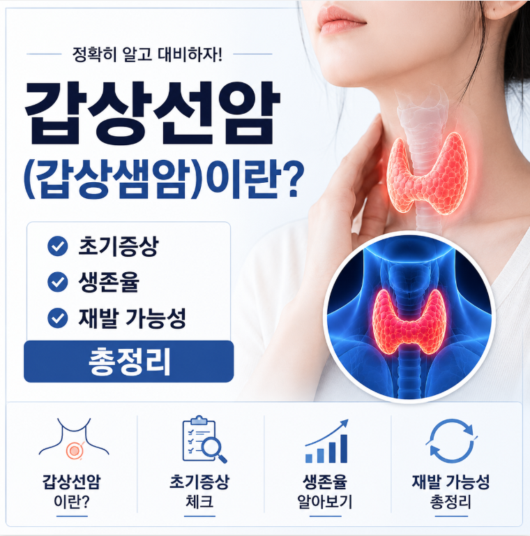 박소담 투병 갑상샘암(갑상선암)이란? 초기증상·생존율·재발 가능성 총정리