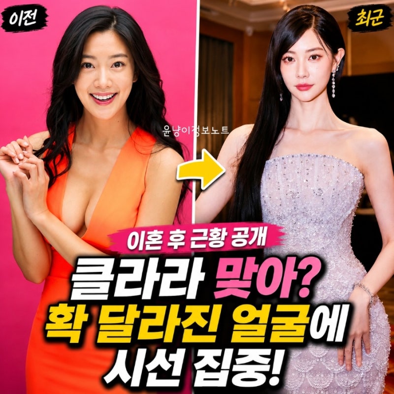 클라라 맞아? 확 달라진 얼굴에 시선 집중…이혼 후 전해진 근황