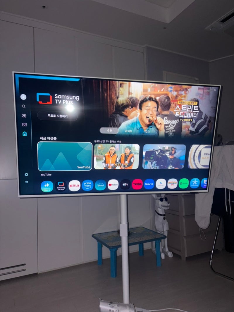 삼성전자 무빙스타일 M7 107.9cm(43인치) M70F 스탠다드 4K UHD 이동식 패키지 사용후기(+디지털온....