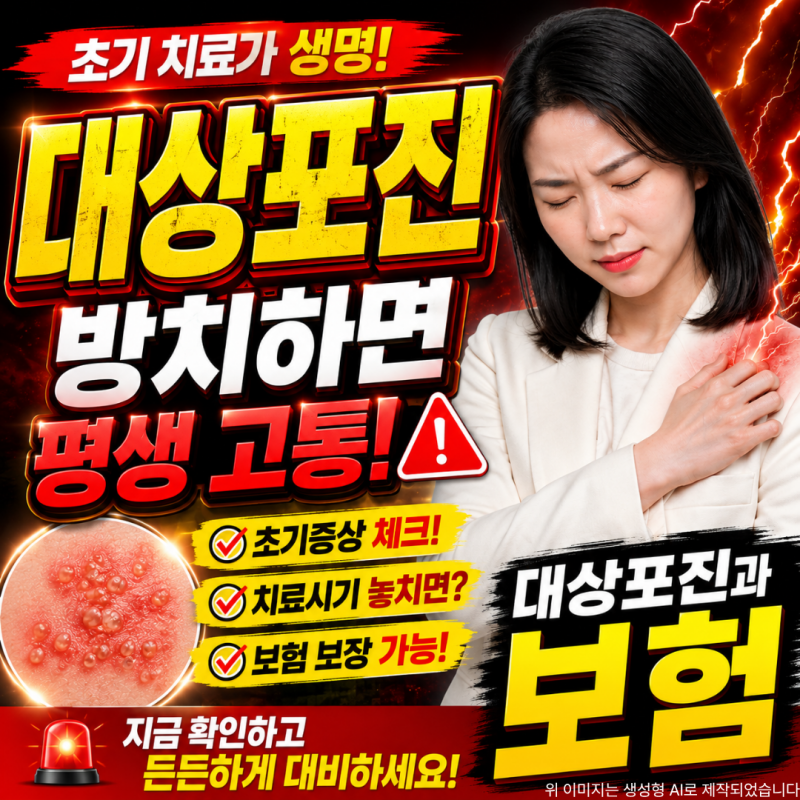 대상포진 보험 청구 가이드 실손 진단비 통증주사 입원까지