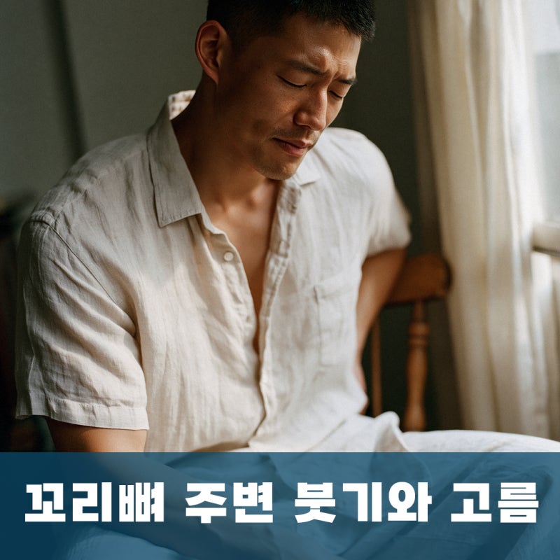 부산 꼬리뼈 부근 붓기와 고름, 치루와 모소동 발생 위치와 원인 차이 - 강서구 항문외과 명....