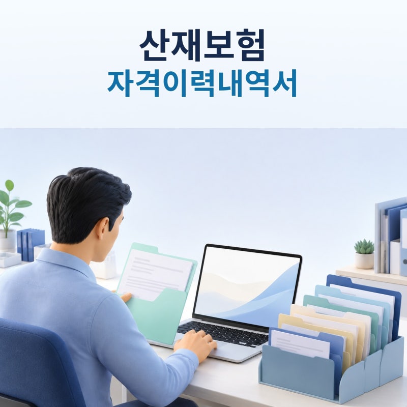 산재보험 자격이력내역서 발급, 상용·일용 근로내역까지 어디서 확인할까?