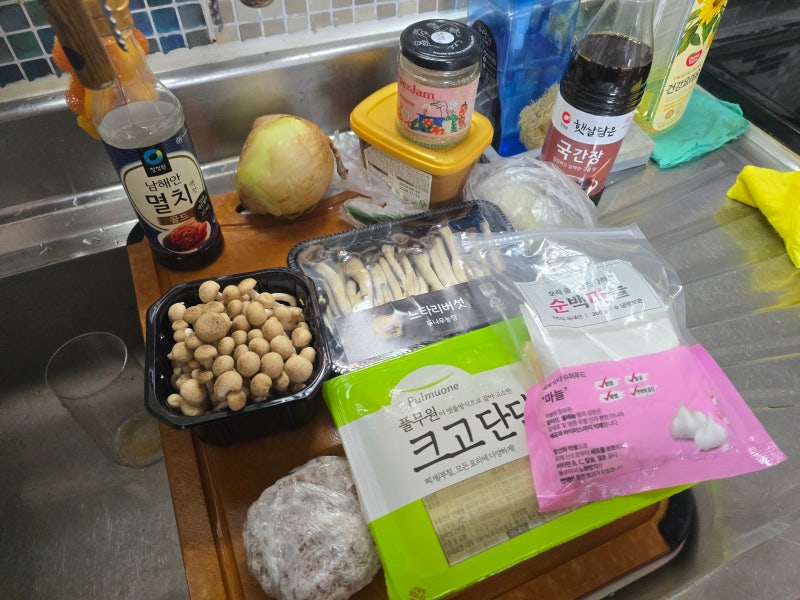 버섯두부청국장찌개 황금레시피 옛날 그 맛, 식당에서 먹는 그맛