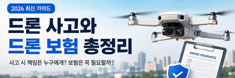 드론 사고와 드론 보험 2026드론이 추락하면 누가 책임질까? 보험 가입이 필요한 경우까지 정....