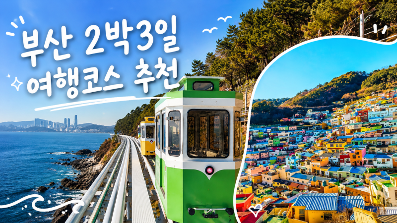 부산 2박3일 여행코스 추천 송도 케이블카부터 미포 스카이캡슐까지
