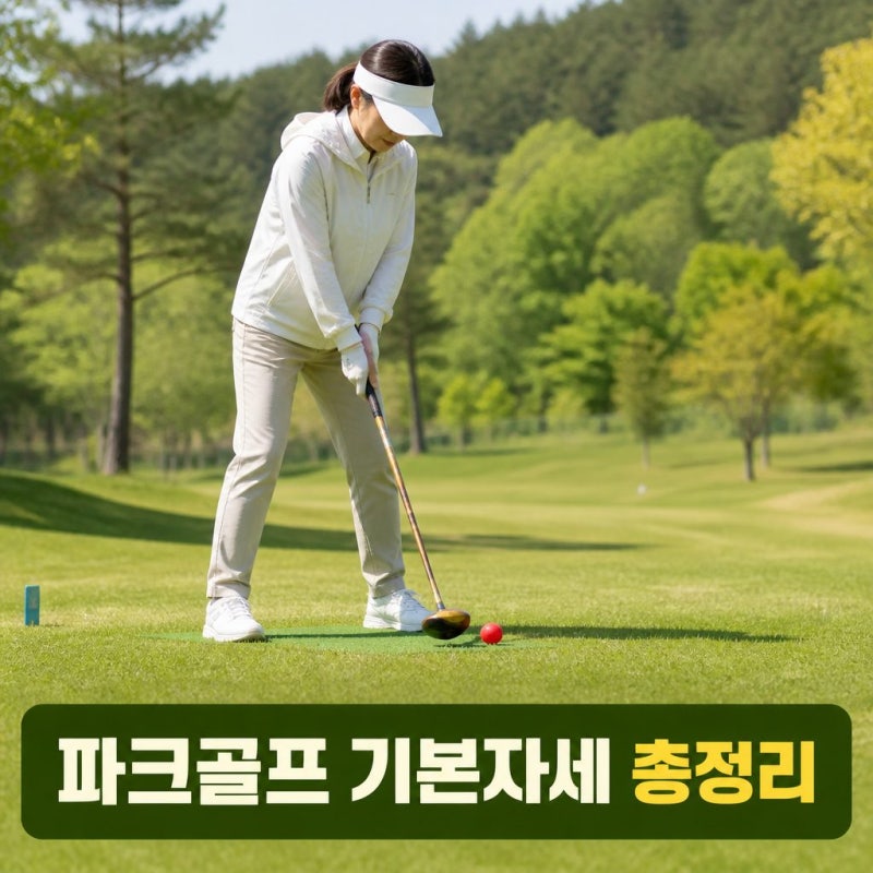 파크골프치는법 기본자세와 방향잡는법 총정리