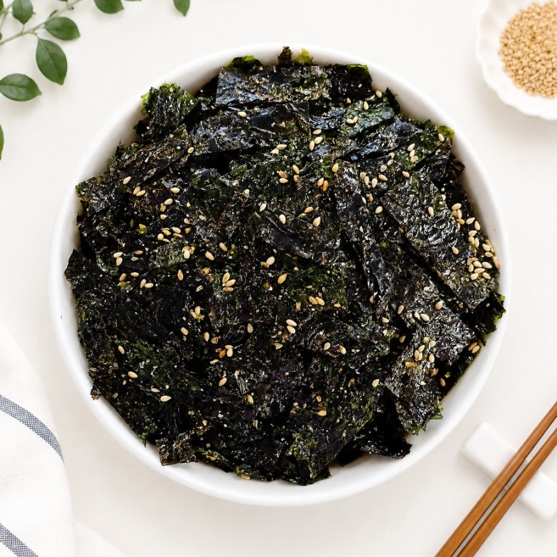 "바삭한" 수제 김자반 만들기! 남은 곱창김 요리 레시피