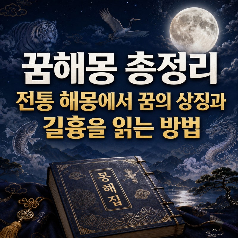 꿈해몽 총정리｜전통 해몽에서 꿈의 상징과 길흉을 읽는 방법