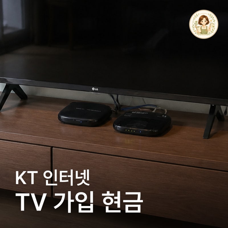 KT 인터넷 TV 가입, 4인 가족 500메가·지니 TV 베이직 선택 기준