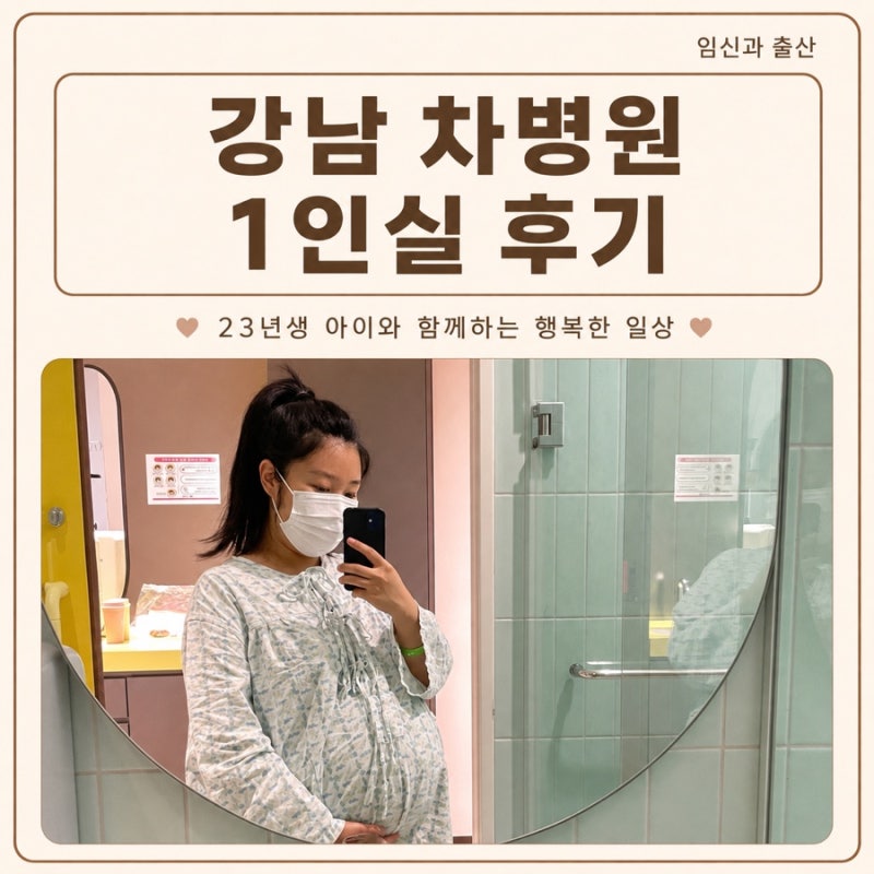 강남 차병원 제왕절개 1인실 후기 | 병실 컨디션·가격·4인실 비교