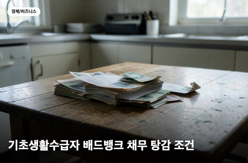 기초생활수급자 배드뱅크 채무 탕감 조건, 새도약기금 심사 없이 연내 소각