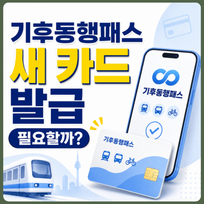 기후동행패스 발급방법 모바일 실물카드 신청과 등록 순서