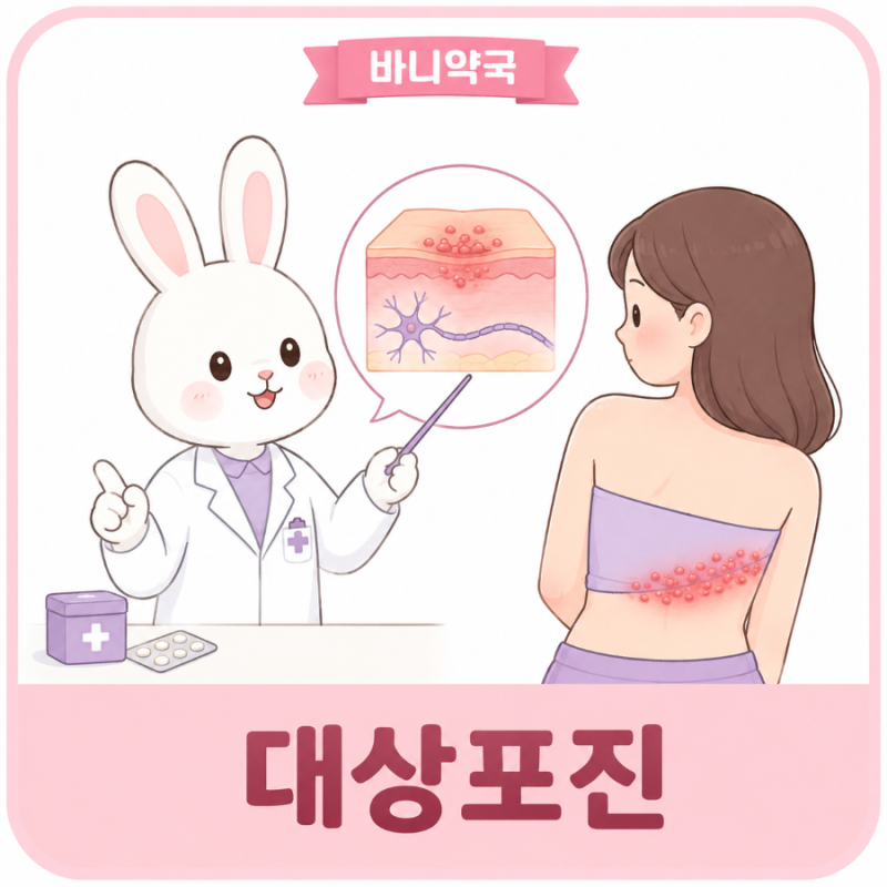 대상포진 증상과 대처방법, 약국약과 병원가야하는 경우