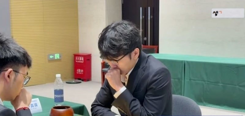 제6회 몽백합배 신진서  8강 진출, 딩하오와 대국