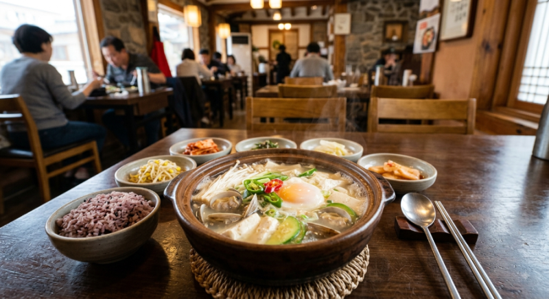 고급 맑은 순두부찌개 레시피