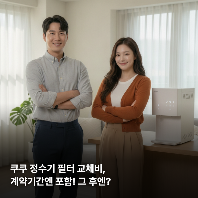 쿠쿠 정수기 렌탈료 필터 교체비 포함될까? 필터값 총정리