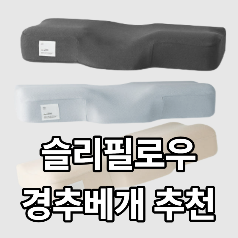 역C자목과 편두통에 좋은 경추베개 고르는 법! 슬리필로우 스펙 및 혜택 정리