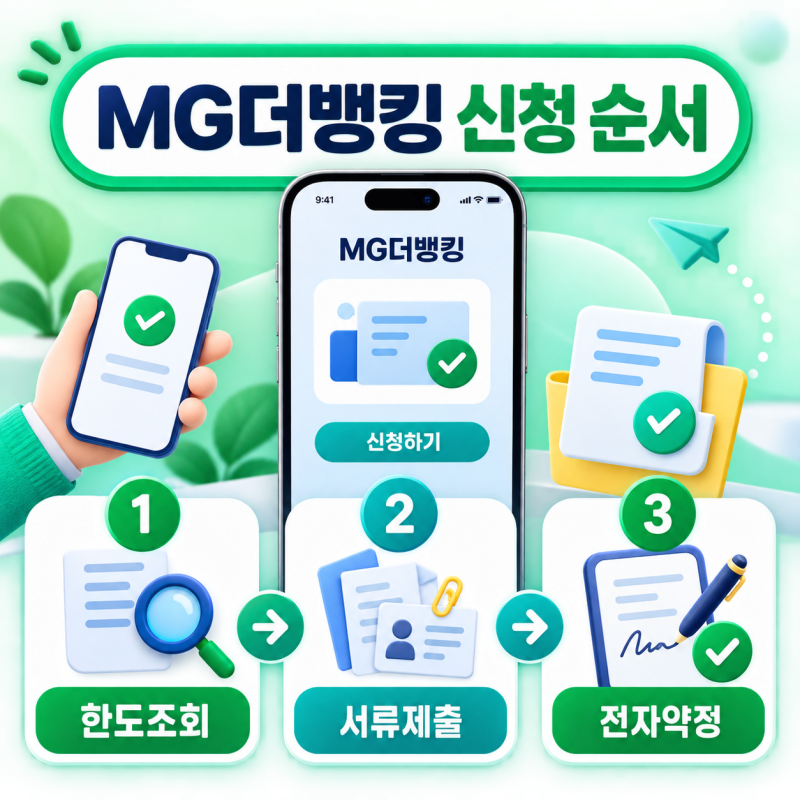새마을금고 MG모바일 비대면 아파트담보대출 신청방법, 최대 5억원 대출 한도 금리 조건