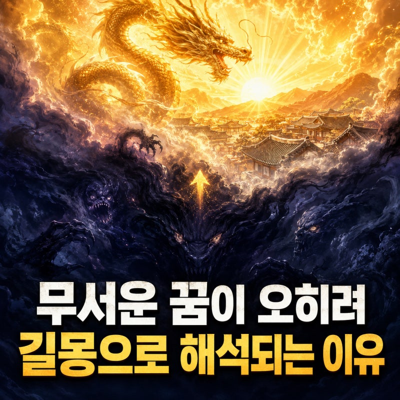 무서운 꿈이 오히려 길몽으로 해석되는 이유
