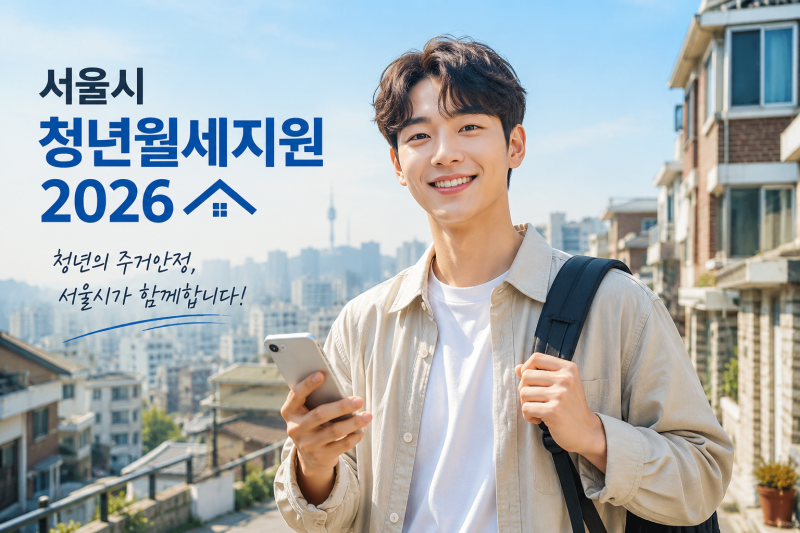 서울시 청년 월세 지원 2026 완벽정리 | 월 20만원씩 최대 240만원, 대상·소득기준부터 신청결....