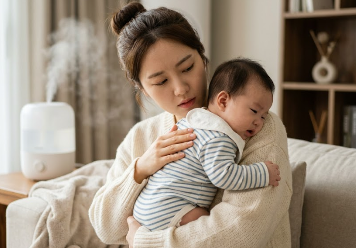 "단순 감기인 줄 알았는데…" 아기 가래소리, 이 소리 들리면 당장 병원 가세요