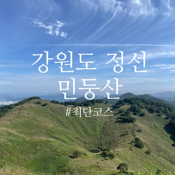 강원도 정선 민둥산 최단코스 / 여름에 다녀온 초보 등산 추천 코스