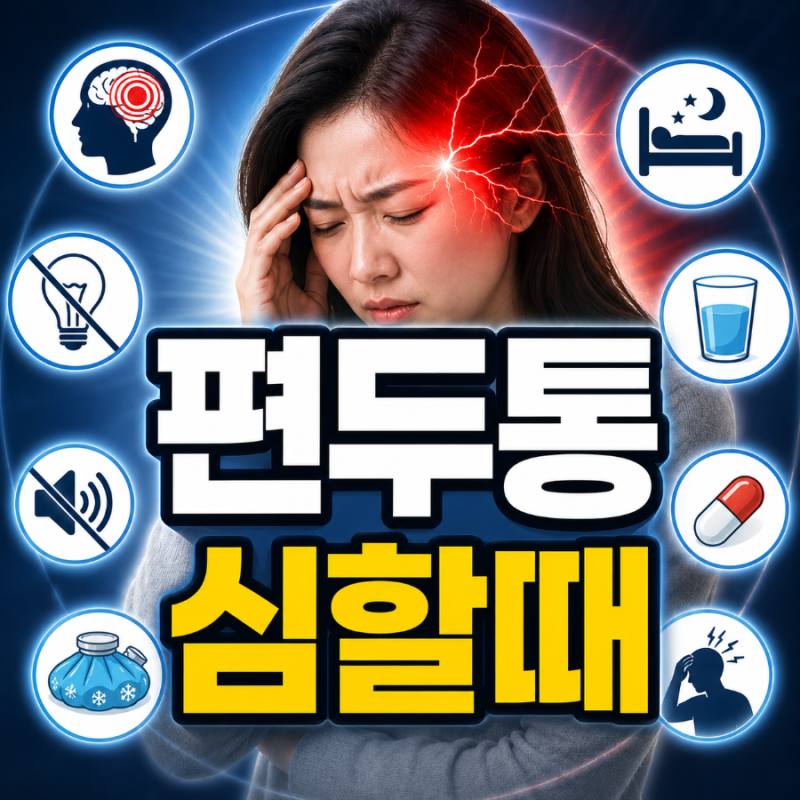 편두통 심할때, 욱신거리고 토할 것 같다면 이렇게 대처하세요
