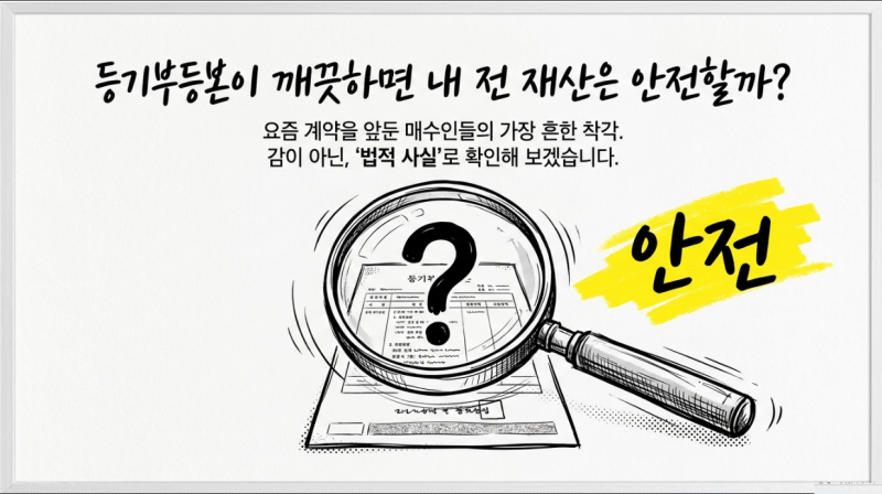 부동산 등기부등본을 믿지 못한다면, 부동산권원보험