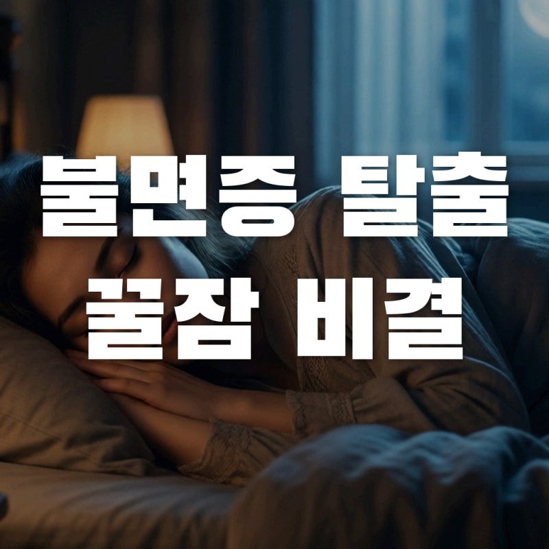 불면증 극복 방법, 멜라토닌 마그네슘 복용법으로 꿀잠 자는 꿀팁