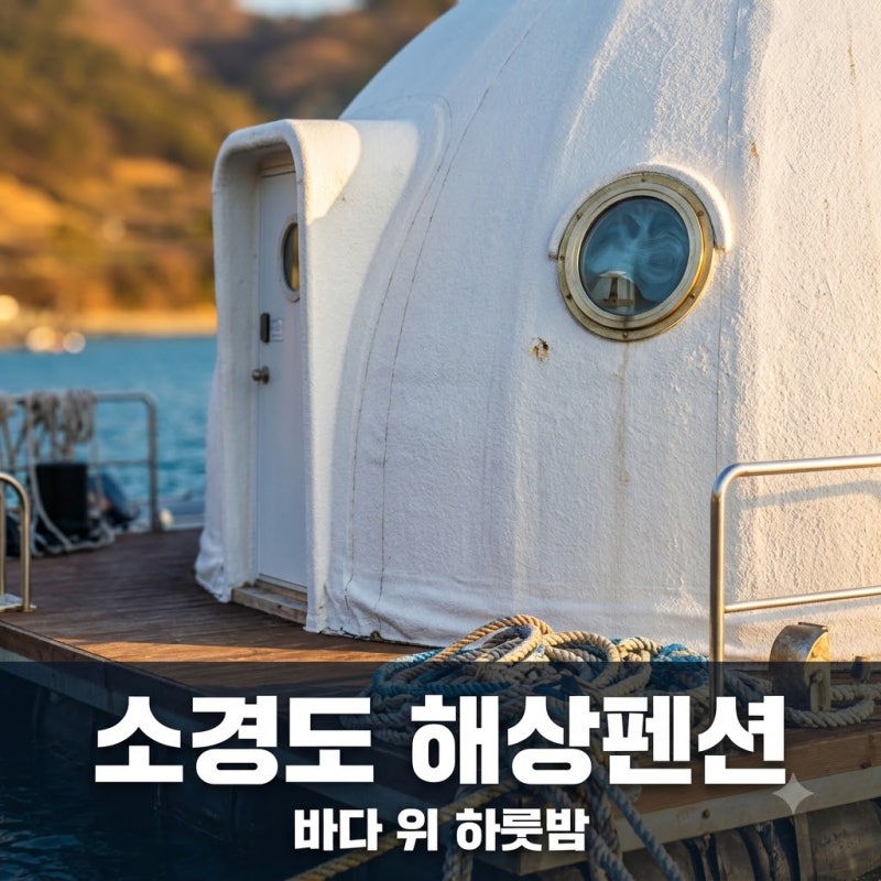진짜 바다 위에서 자요? 여수 소경도해상펜션, 하룻밤 12만원의 반전..