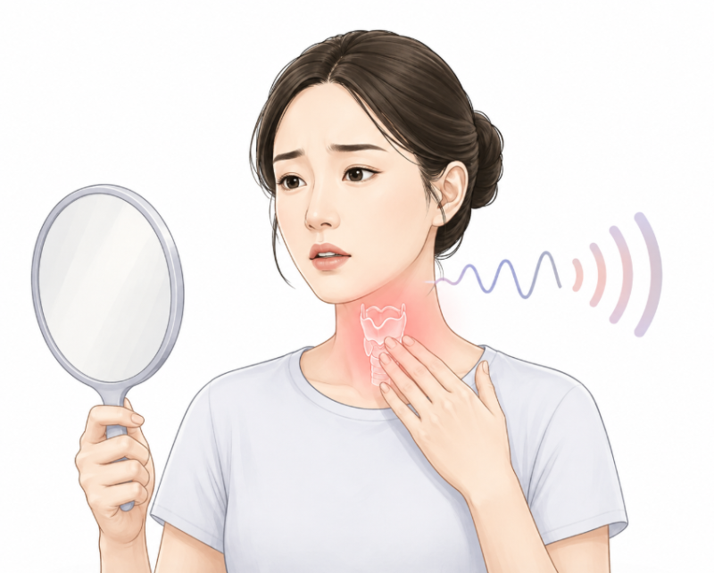 "목소리가 계속 쉬어요" 만성후두염 : 원인, 역류, 검사