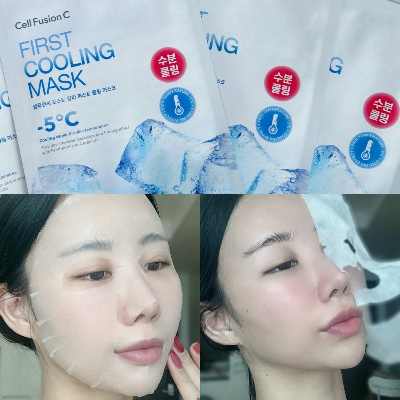 셀퓨전씨 포스트 알파 퍼스트 쿨링 마스크, 달아오른 피부 마스크팩
