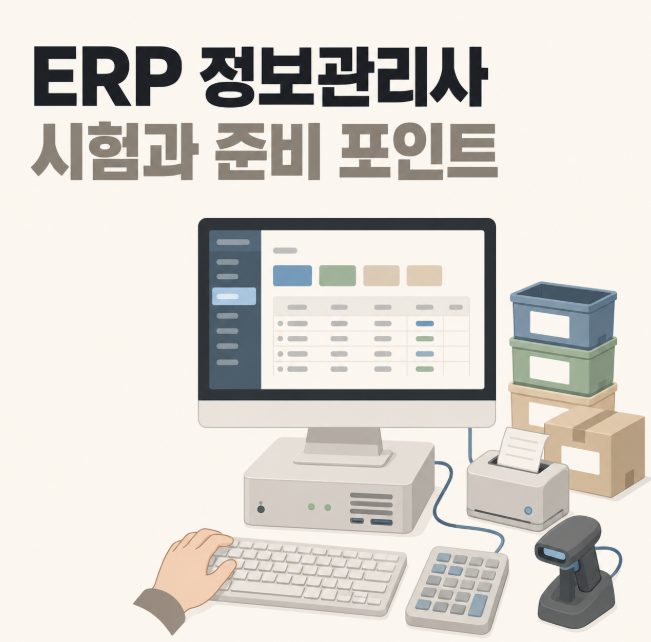ERP 정보관리사 시험과목·출제범위·CBT 실무 준비 포인트