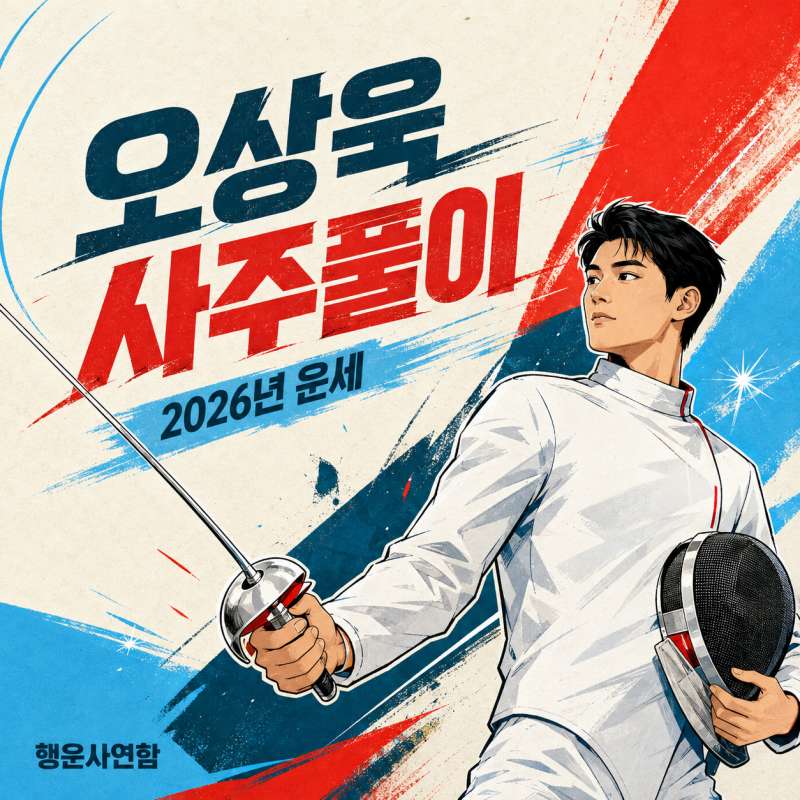 펜싱 오상욱 사주풀이｜공개된 생년월일로 보는 성향과 2026년 운세