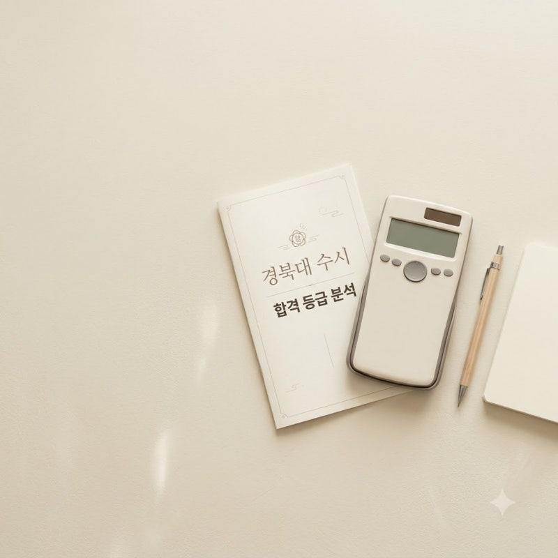 경북대 수시등급 2027 최신 입결 및 전형별 합격 전략 완벽 정리