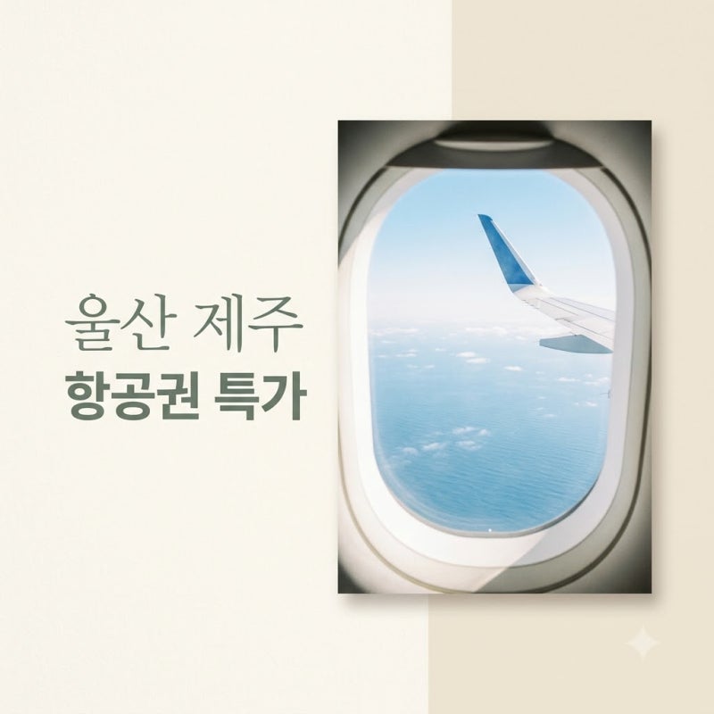 "Ulsan-Jeju Flights for 30,000 Won?" Essential Pre-Booking Checklist I Discovered After Visiting