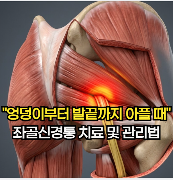 좌골신경통 증상, "엉덩이부터 발끝까지 아플 때" 좌골신경통 치료 및 관리법