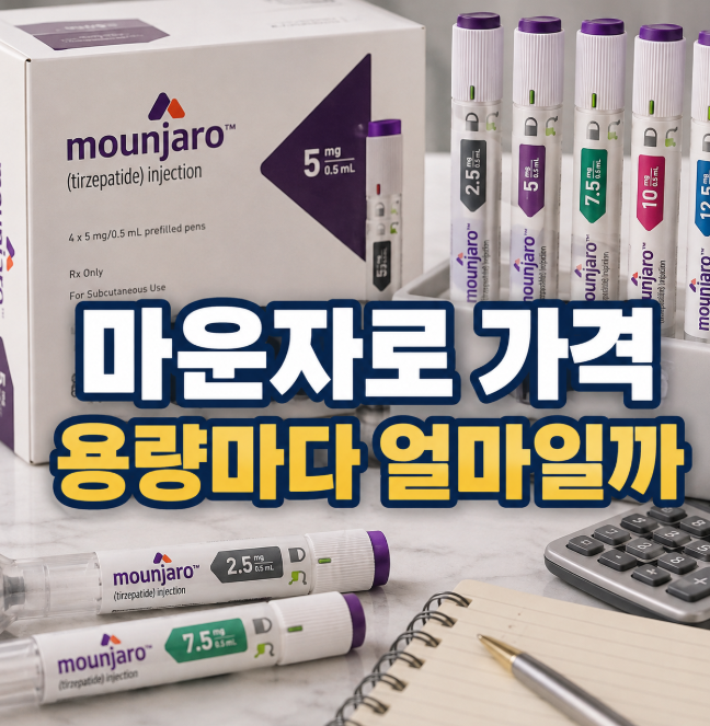 마운자로 가격은 얼마일까? 처방 조건과 용량별 비용 총정리