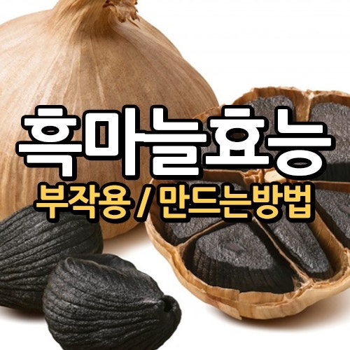 흑마늘의 성분 인체 효과 밥솥으로 맛있게 만드는 법