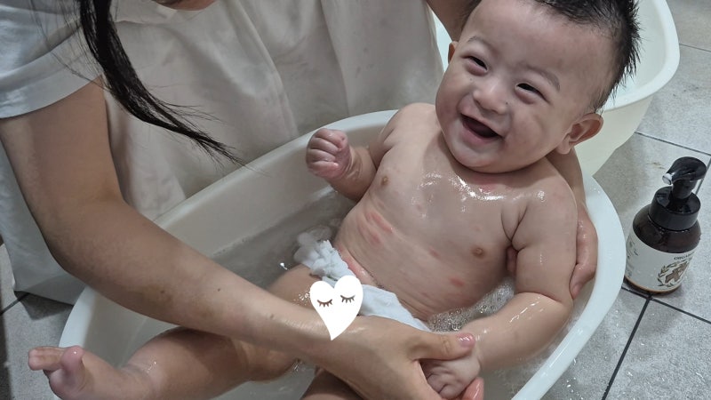 아기 바디워시 샴푸 오가본 샴푸앤바쓰 효과 본 후기