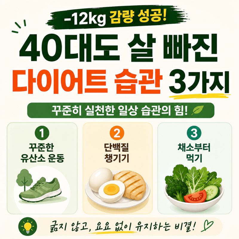 12kg 감량한 심진화, 40대 다이어트에서 바꿨다는 습관 3가지