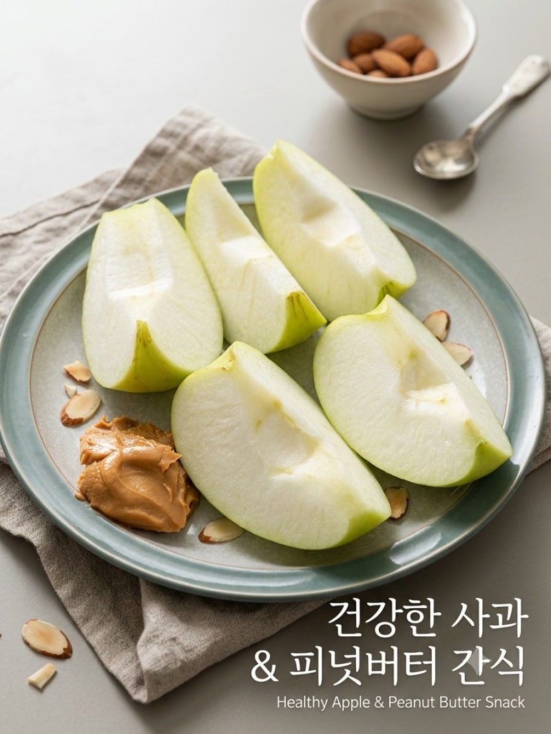 아침 사과에 땅콩버터? 의사들도 권하는 사과 땅콩잼 조합의 놀라운 효능 4가지