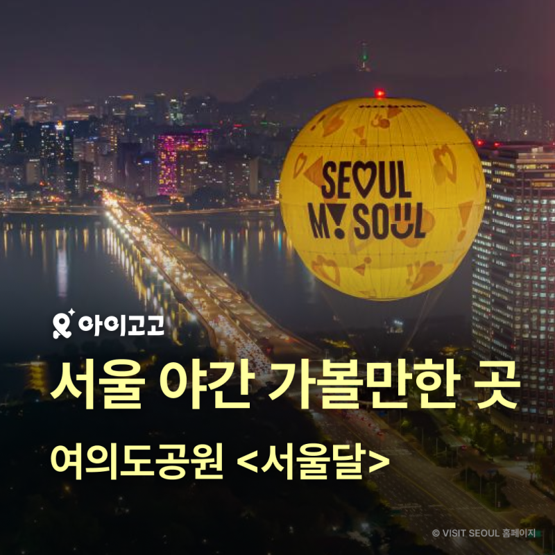 서울 야간 가볼만한 곳 여의도공원 추천 | 아이와 함께 서울 이색 체험