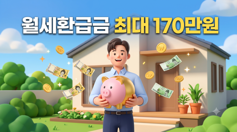 월세환급금, 최대 170만원까지! 2026년 연말정산 세액공제 완전정리
