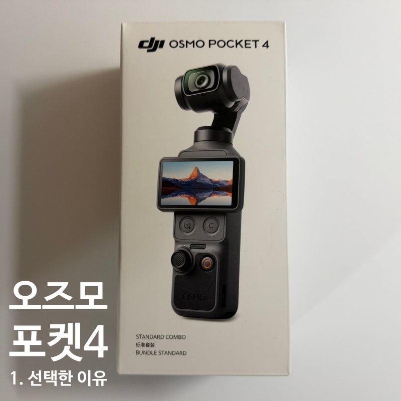 [카메라 추천] 영상 전공자가 3개월 고민해서 픽한 vlog 카메라, 오즈모 포켓4 (액션6, 오즈모 ....