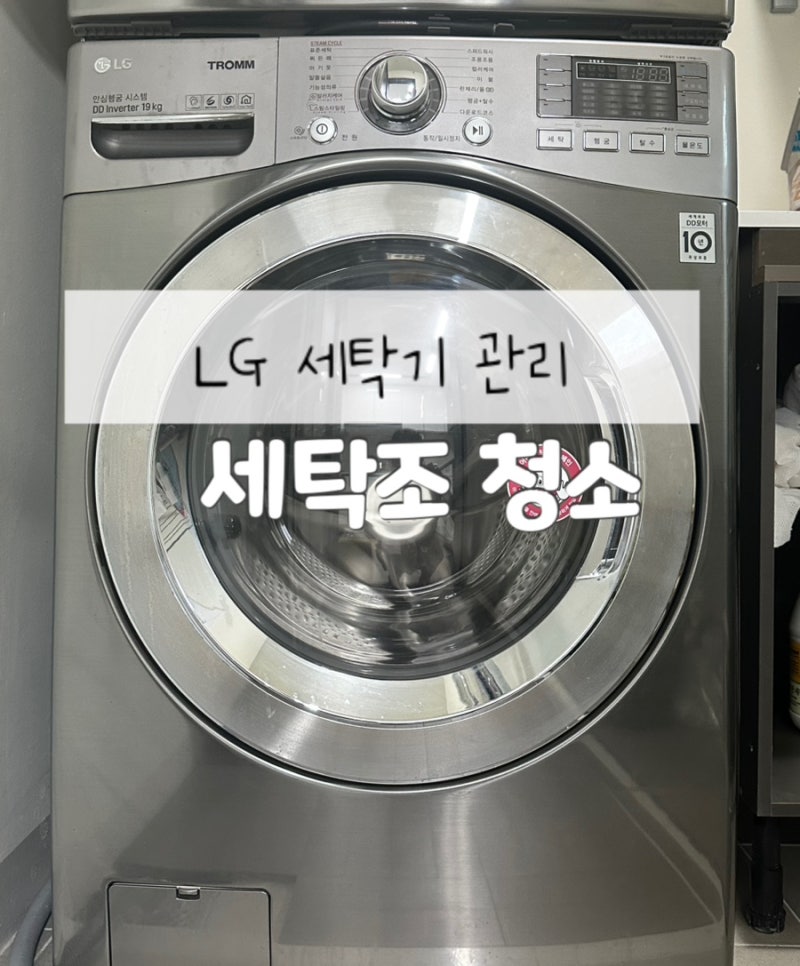 LG 드럼세탁기 청소 방법｜아이 있는 집 통세척부터 고무패킹까지