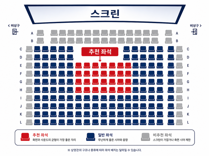 부산 아이맥스 영화관 명당 추천, 센텀시티 서면 비교 좌석 꿀팁