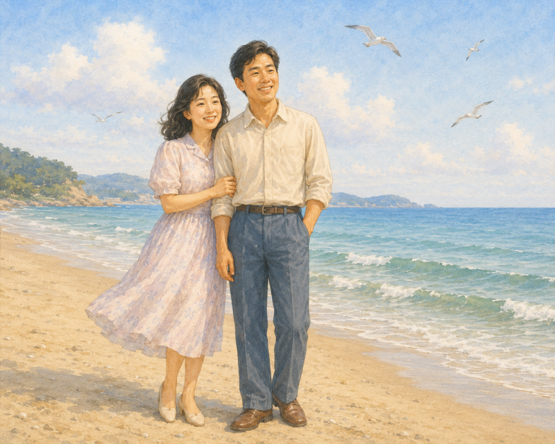 고귀한 선물-장은아(1978), 1970년대 큰 마음 먹어야 갈 수 있었던 바닷가에서