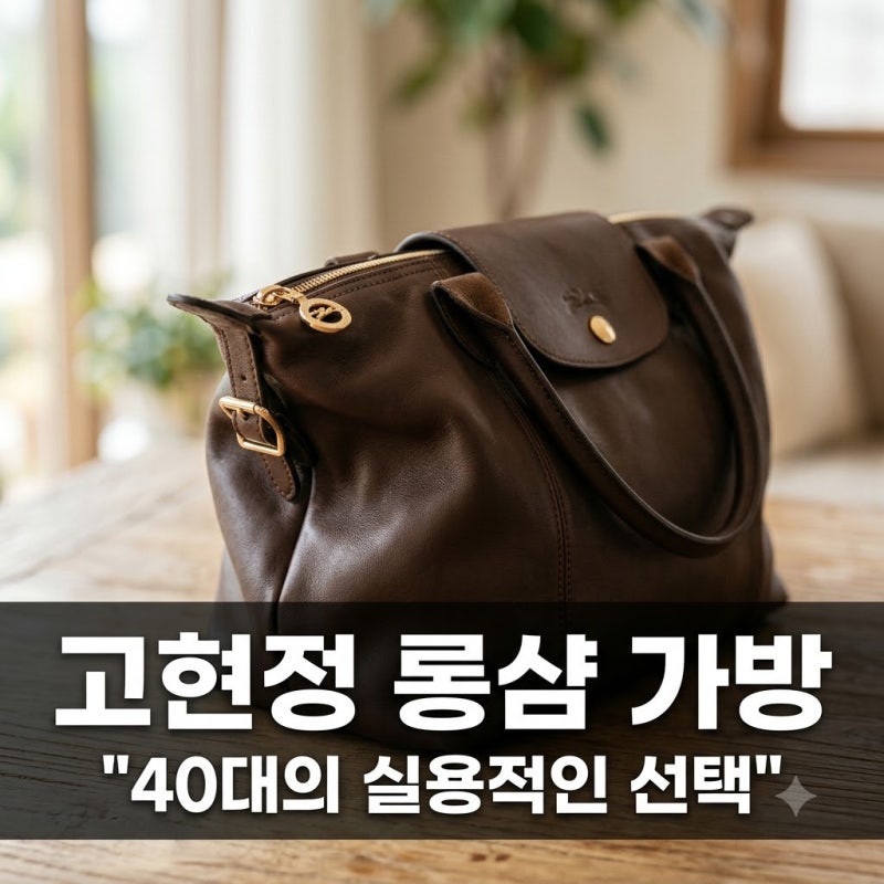 고현정 롱샴 가방 샤넬 대신 선택한 뜻밖의 이유