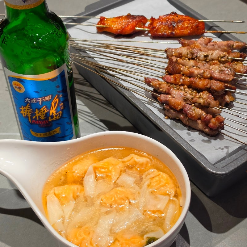 대련 중산광장 맛집 새벽 3시까지 영업하는 현지인 양꼬치 맛집 샨리차오